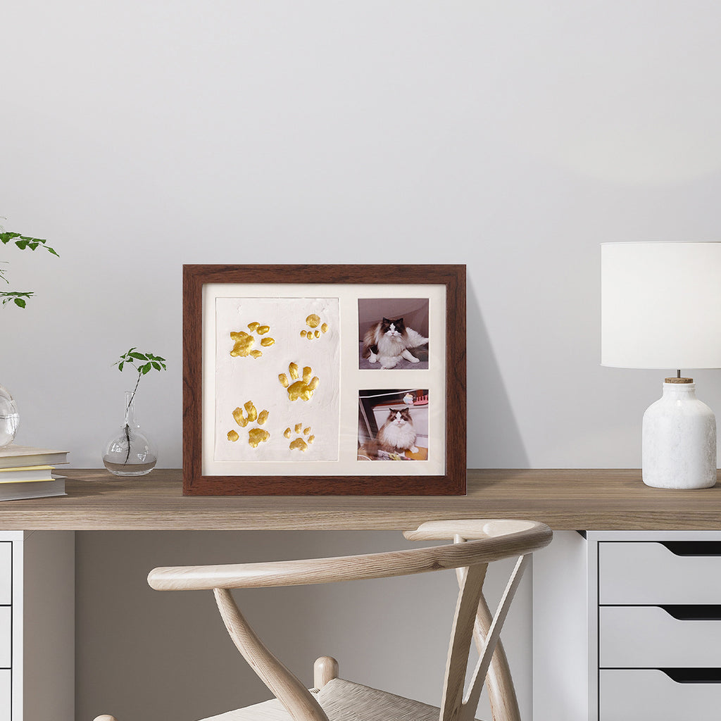 Handprint Photo Frame Display Stand with Clay Kit