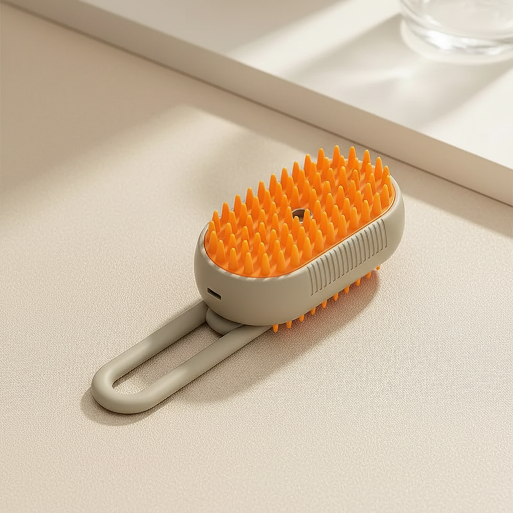 Clean brush handle product shot